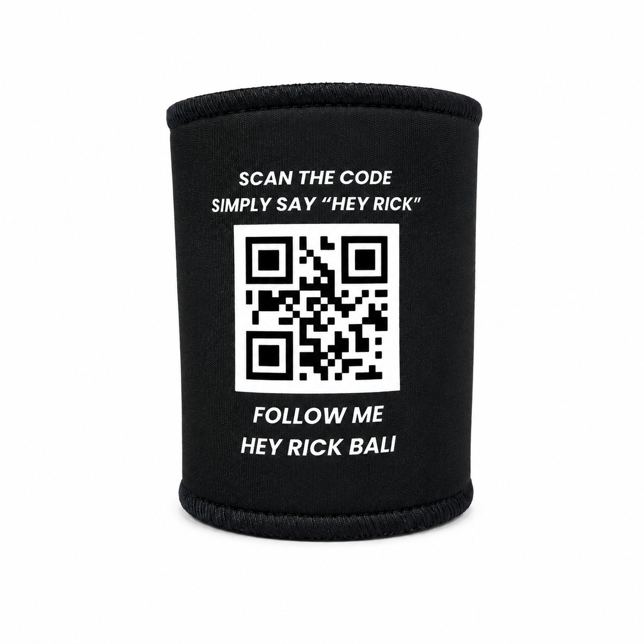 HEY RICK Stubby Holder – Blue Edition
